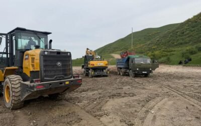 Бер-Булак айылында жайгашкан БСР тазалоо иштери