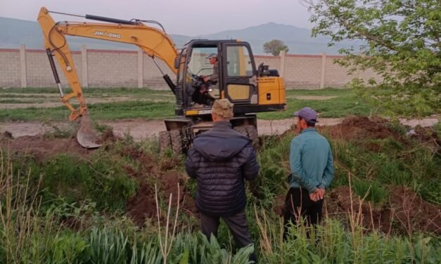 Аймактагы сугат арыктарын тазалоо иштери жүргүзүлүүдө